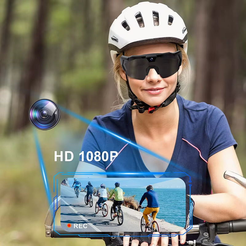 1080P HD Video Recorder WIFI APP Outdoor Sports DV Camera Smart Glasses Wide Angle 170° Camera Sports Camera Riding Skiing