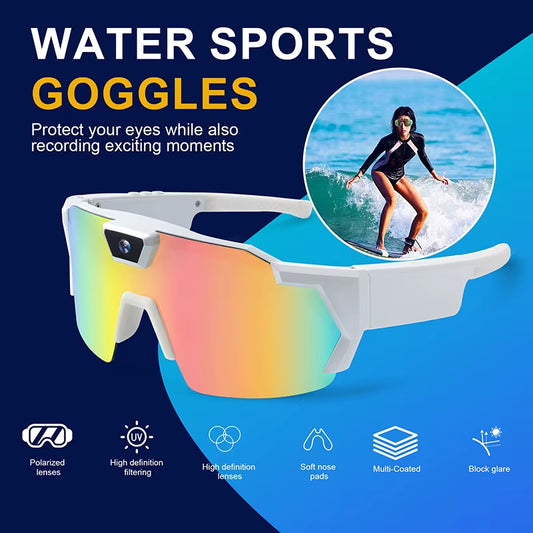 1080P HD Video Recorder WIFI APP Outdoor Sports DV Camera Smart Glasses Wide Angle 170° Camera Sports Camera Riding Skiing