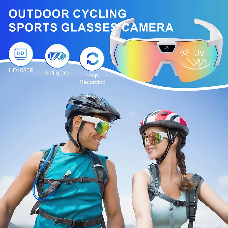 1080P HD Video Recorder WIFI APP Outdoor Sports DV Camera Smart Glasses Wide Angle 170° Camera Sports Camera Riding Skiing